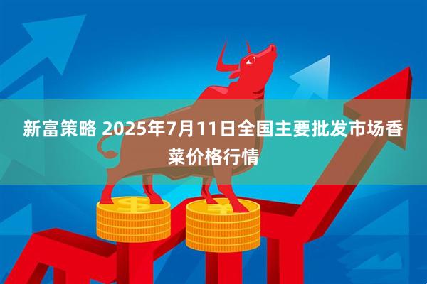 新富策略 2025年7月11日全国主要批发市场香菜价格行情