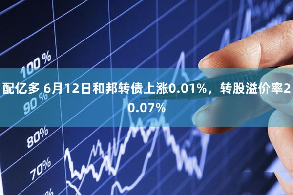 配亿多 6月12日和邦转债上涨0.01%，转股溢价率20.07%